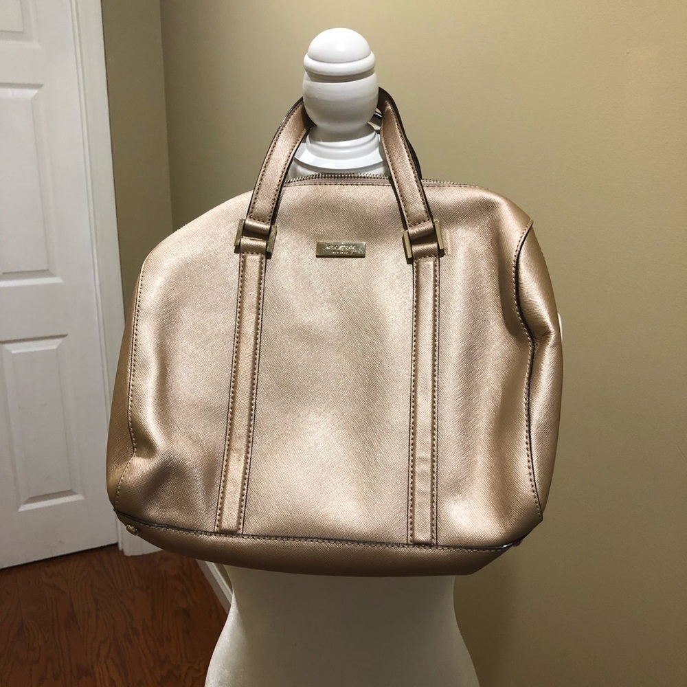 KATE SPADE Rose Gold Small Tote Bag!! EUC!!!